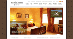 Desktop Screenshot of knockinaamlodge.com